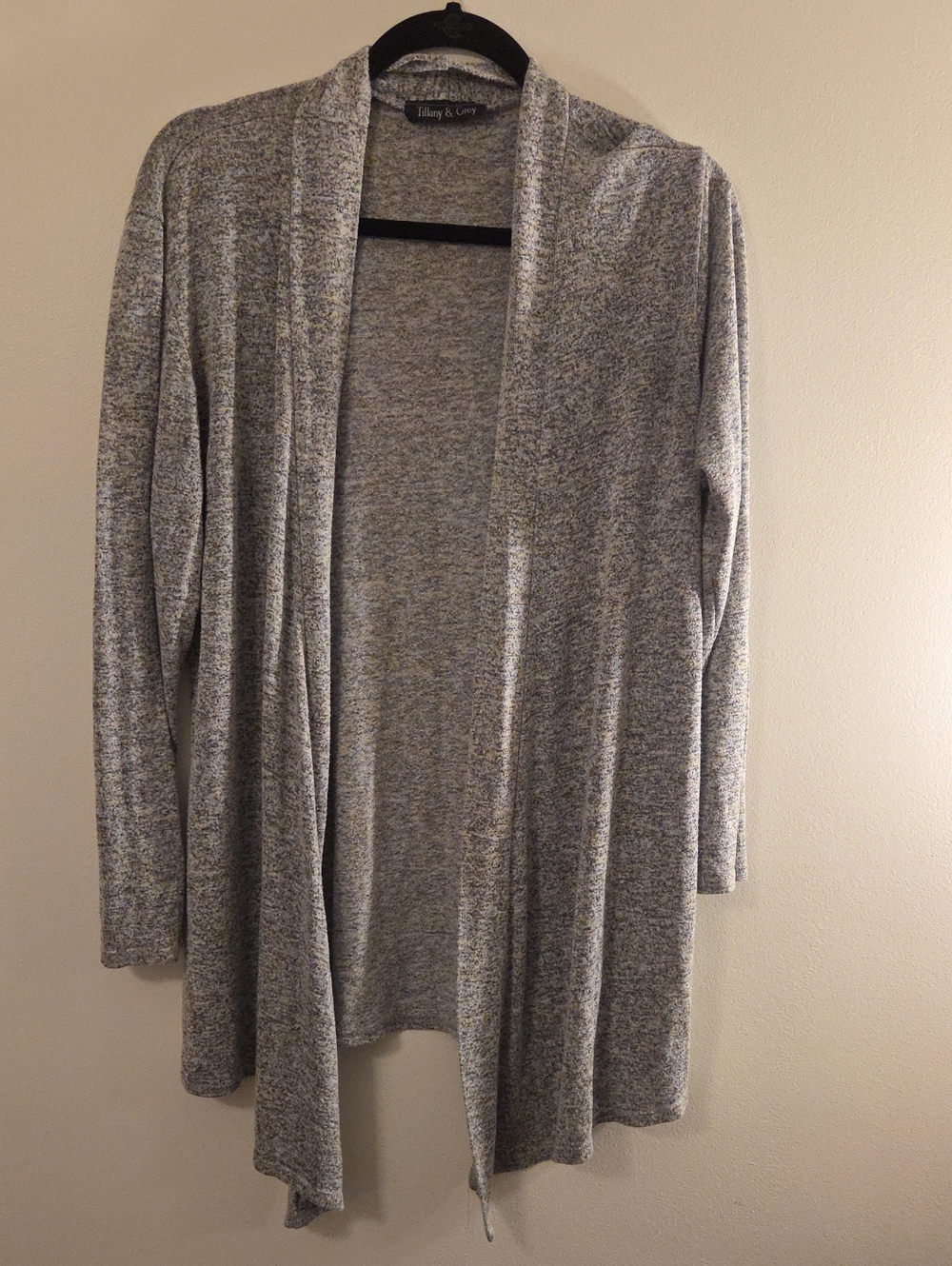 Women's Cardigan in Heathered Gray Size Large